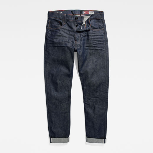 Premium 3301 Slim Selvedge Jeans | ダークブルー | G-Star RAW® JP